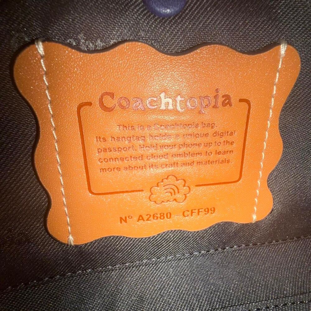 Coach Women's Blue and Navy Bag - Picture 5 of 7
